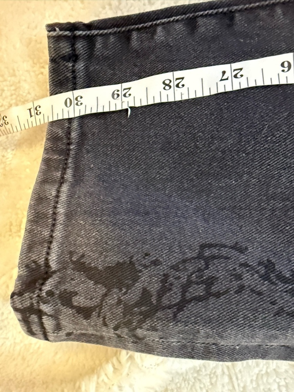 Express Black High-Rise Straight Jeans - Picture 7 of 7